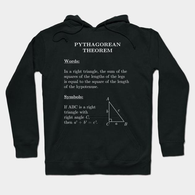 Pythagorean Theorem 2 Hoodie by inotyler